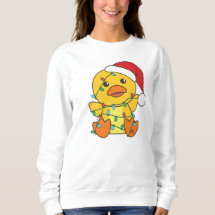 Duck Christmas Winter Animals Holiday Duck Sweatshirt