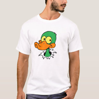 DUCK -colour no BACKGROUND T-Shirt