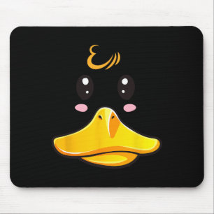 Duck Costume Cute Rubber Ducky Face Halloween  Mouse Pad