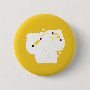 Duck Couple 6 Cm Round Badge