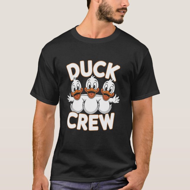 Duck Crew  Ducks Apparel  Duck Lover Shirt  Duck (Front)