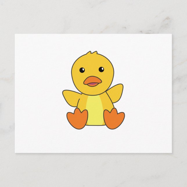 Duck Cute Ducks Ducklings Baby Bird Postcard (Front)