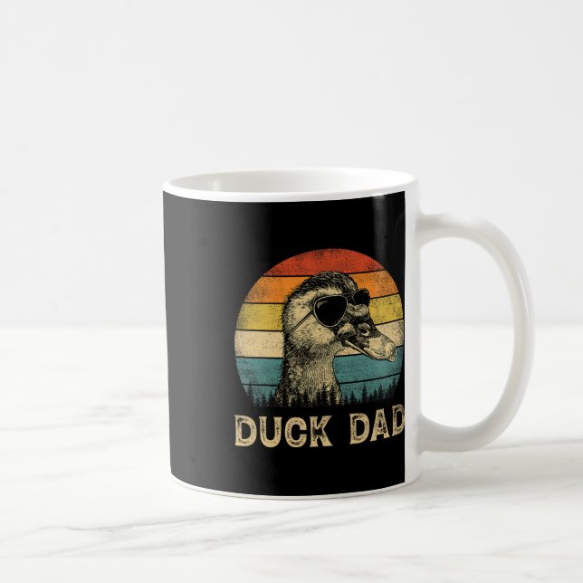 Duck Dad Duck Lovers Daddy Father's Day  Coffee Mug (Right)