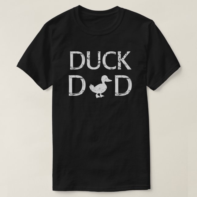 duck dad father's day gift T-Shirt (Design Front)
