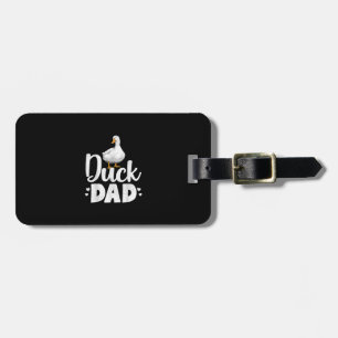 Duck Dad Funny Water Ducklings Farmer Gifts Luggage Tag
