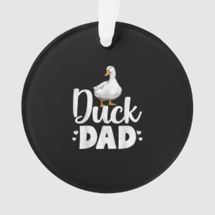 Duck Dad Funny Water Ducklings Farmer Gifts Ornament