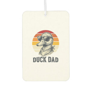 Duck Dad Vintage Duck Sunglasses Vector Shirt Desi Car Air Freshener