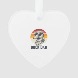 Duck Dad Vintage Duck Sunglasses Vector Shirt Desi Ornament