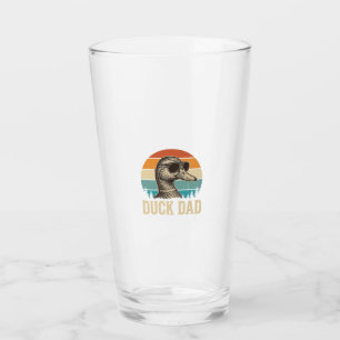 Duck Dad Vintage Engraving Retro Sunset Shirt Desi Glass