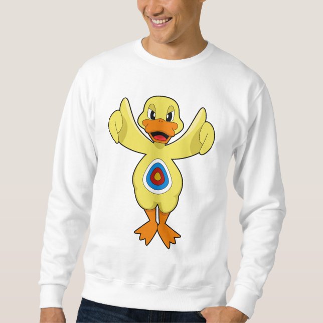 Duck Darts Bullseye Sweatshirt (Front)