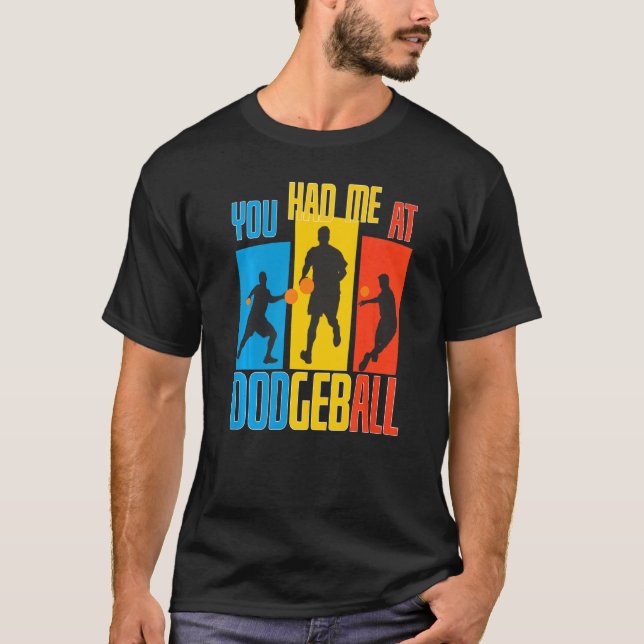 Duck Dip Dive Ball Games Player  Dodgeball T-Shirt (Front)