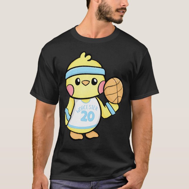 Duck Dressed As A Basketball Player T-Shirt (Front)