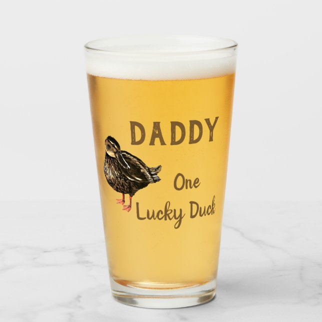 Duck Drinking Glass (Front Filled)