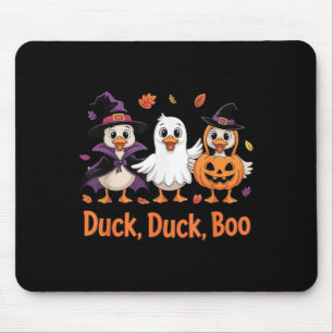 Duck Duck Boo Funny Halloween Costume Duck  Mouse Pad