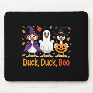 Duck Duck Boo Funny Halloween Costume Duck  Mouse Pad