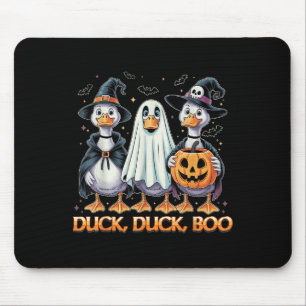 Duck Duck Boo Funny Halloween Costume Duck  Mouse Pad