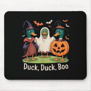 Duck Duck Boo Funny Halloween Costume Duck  Mouse Pad