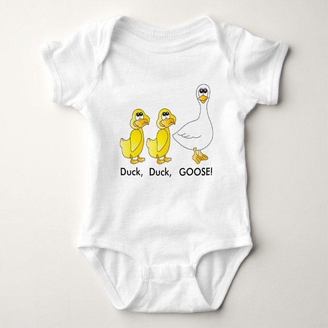 Duck, Duck, Goose | Baby Bodysuit (Front)