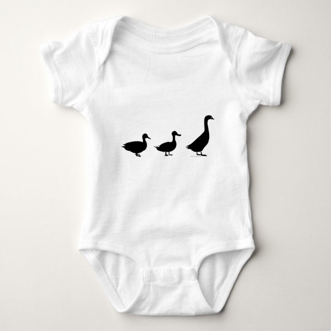 Duck, Duck, Goose Baby Bodysuit (Front)