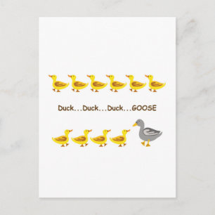 Duck Duck Goose Postcard
