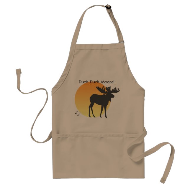 Duck. Duck. Moose! Standard Apron (Front)
