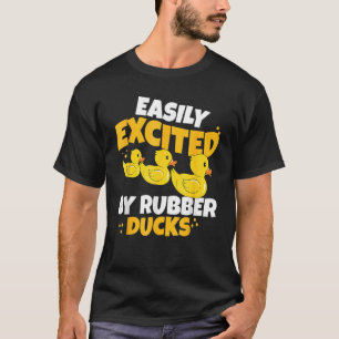 Duck Easily Excited By Rubber Ducks Men T-Shirt