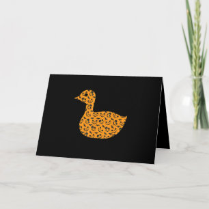 Duck Easy Halloween Outfit Mallard Dipper Lazy Card