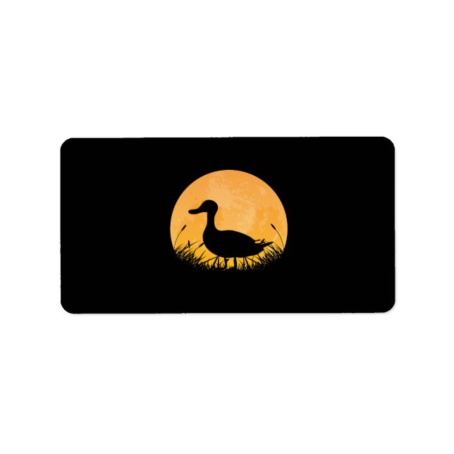 Duck Easy Halloween Outfit Mallard Dipper Moon Label (Front)