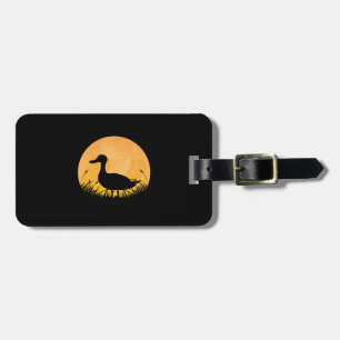 Duck Easy Halloween Outfit Mallard Dipper Moon Luggage Tag