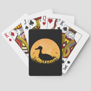 Duck Easy Halloween Outfit Mallard Dipper Moon Playing Cards