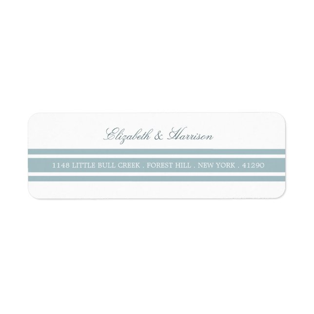 Duck Egg Blue Modern Wedding (Front)