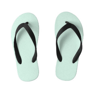 Duck Egg Blue Solid Color  Bath Kid's Jandals