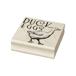 DUCK EGGS EGG CARTON STAMP