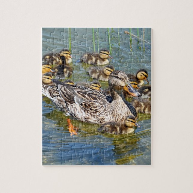 Duck Family Puzzle (Vertical)