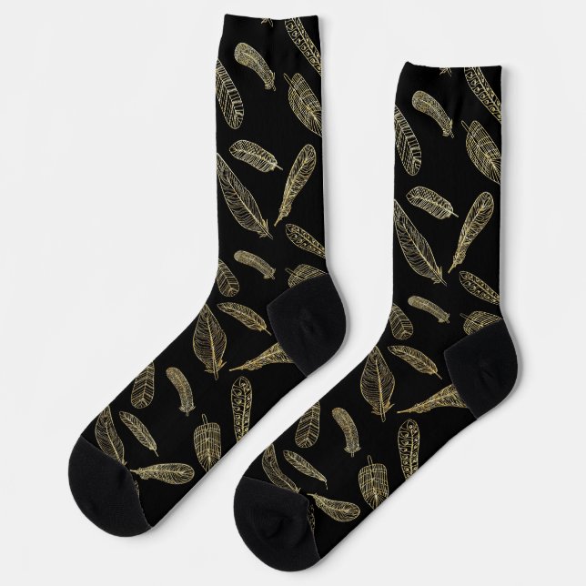 duck feathers socks (Left)
