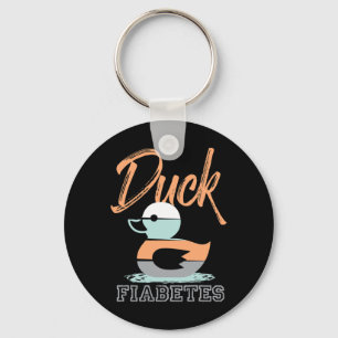 Duck Fiabetes  Key Ring