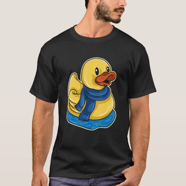 Duck  For Kids Rubber Duck Beak Quack Duckie T-Shirt (Front)