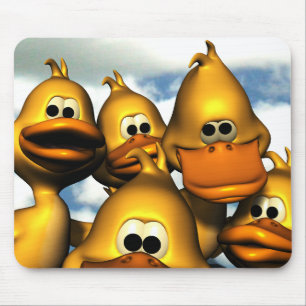 Duck Gathering Mousepad