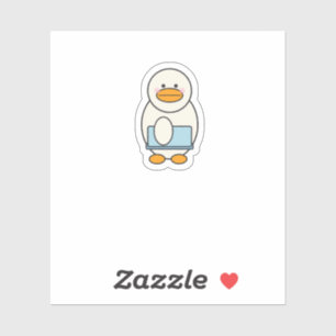 Duck going to work, funny work