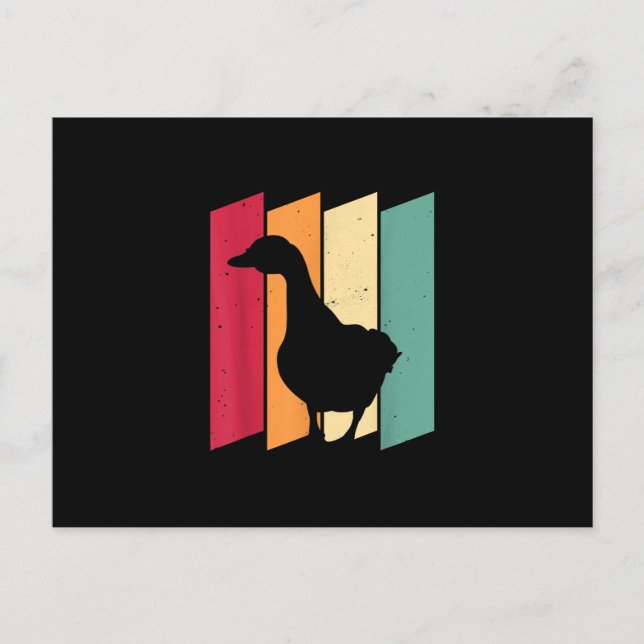 Duck    Goose Farmer Gift Announcement Postcard (Front)