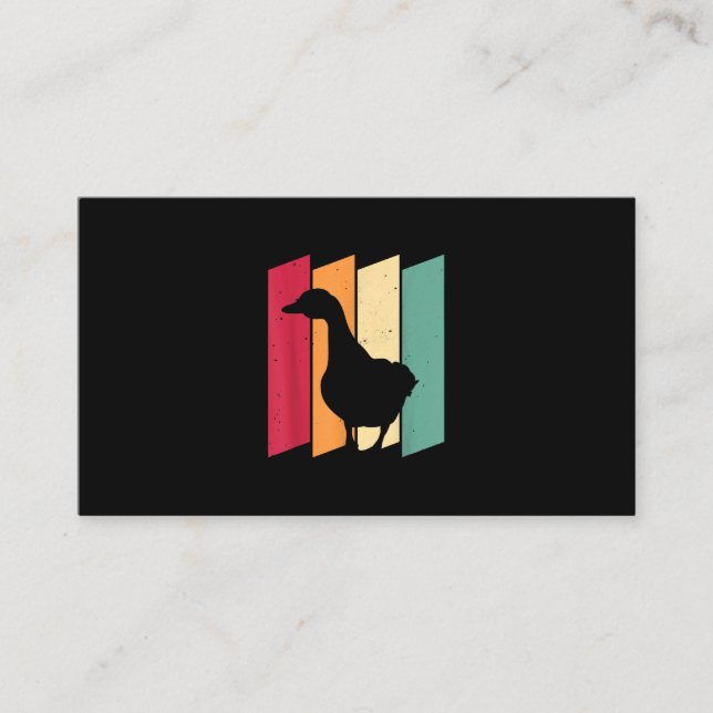 Duck    Goose Farmer Gift Business Card (Front)
