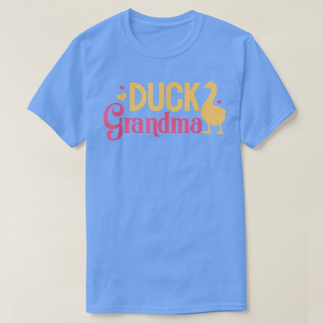 Duck Grandma Farm Animal Lovers Ducks Grower Farme T-Shirt (Design Front)