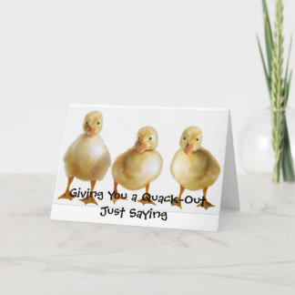 Duck Greeting Card