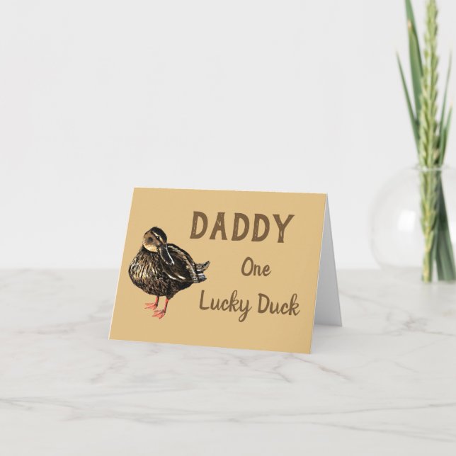 Duck Greeting Card (Front)