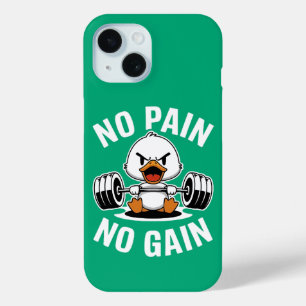 Duck Gym Design Funny Fitness Artwork iPhone 15 Case