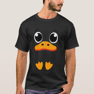 Duck Halloween Costume Men Women Kids Lazy Duck Ha T-Shirt