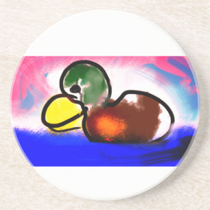 Duck Happy father day Coaster