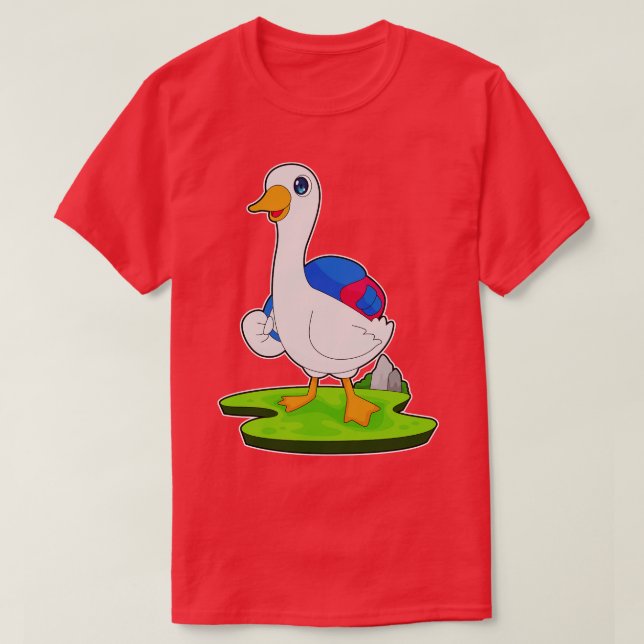 Duck Hiker Backpack 3 T-Shirt (Design Front)
