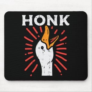 Duck Honk Funny Quack Goose Chicken Meme Men Women Mouse Pad