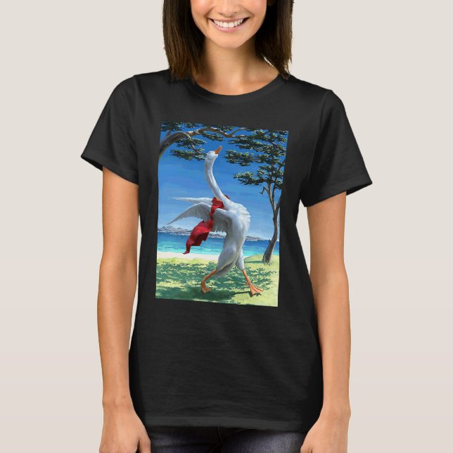 Duck honk goose morning routine T-Shirt (Front)